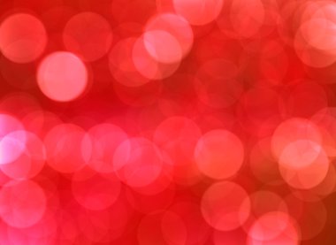 Yaprak üzerinde damlacıklar işleminden kırmızı büyük Bokeh etkisi