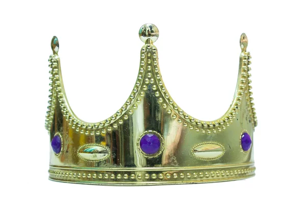 Gyllene leksak Crown — Stockfoto