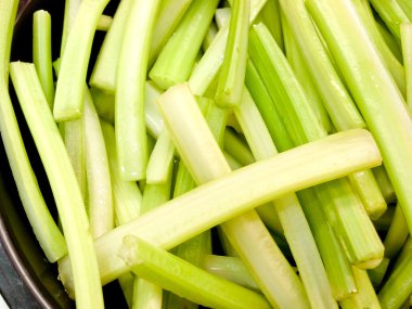 Çin brokoli kök dilimlenmiş