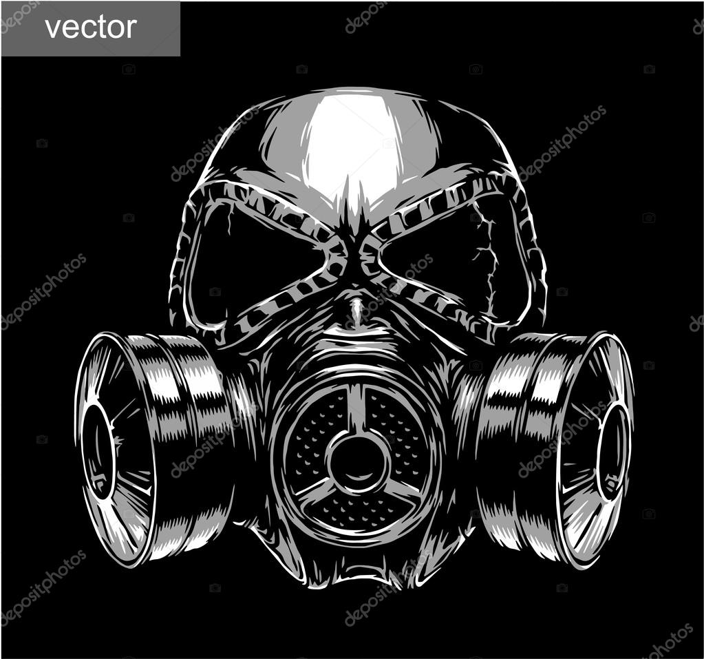 Download Gas mask illustration — Stock Vector © DoubleBubble #87095158