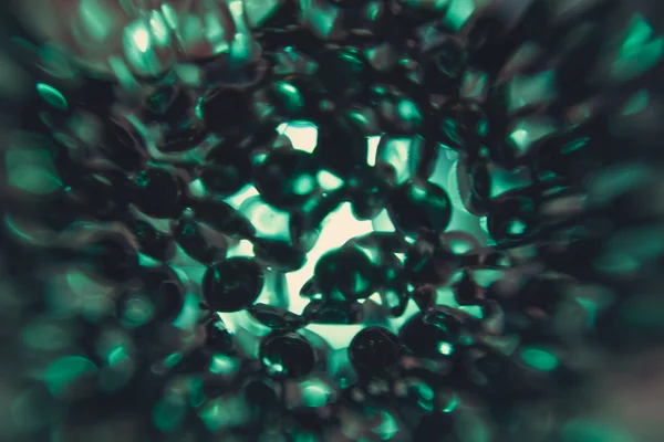 Abstract emerald granules