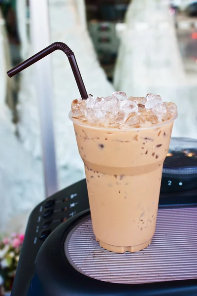 Холодний кавовий напій з льодом — стокове фото