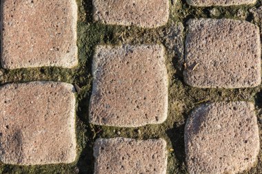 Çimento tuğla zemin hasar arka plan