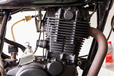 Vintage motosiklet makine