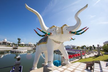 Erawan Müzesi ve Ganesh heykel Khonkaen ili 