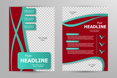 vektör uçuş şablonu tasarımı