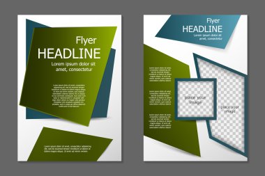 vektör uçuş şablonu tasarımı