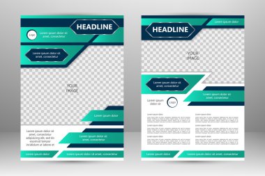 vektör uçuş şablonu tasarımı