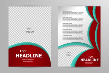 vektör uçuş şablonu tasarımı