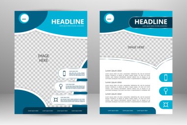 vektör uçuş şablonu tasarımı