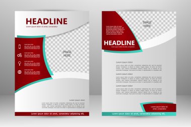 vektör uçuş şablonu tasarımı