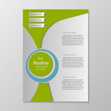 vektör flyer şablonu