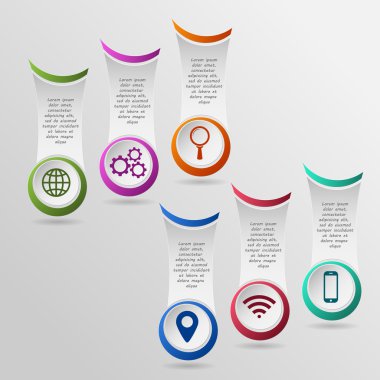 vektör bilgi grafikleri şablonu