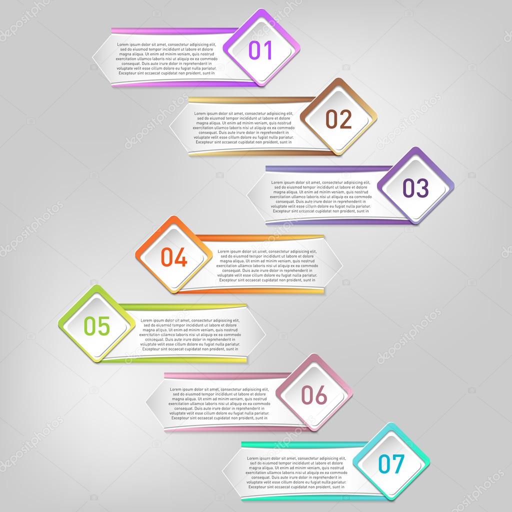 Vector infographics template