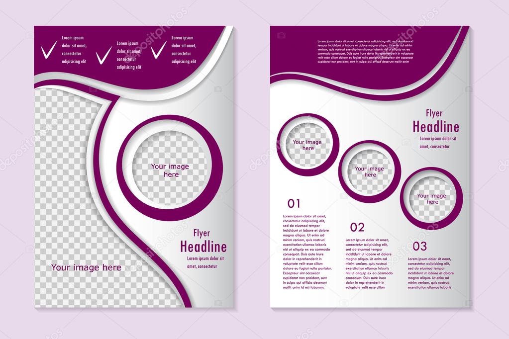 Vector flyer template