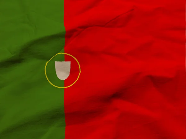 Bandera portugal ilustrada y coloreada —  Fotos de Stock