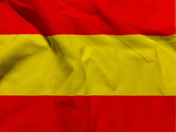 Bandera de España ilustrada y coloreada — Foto de Stock