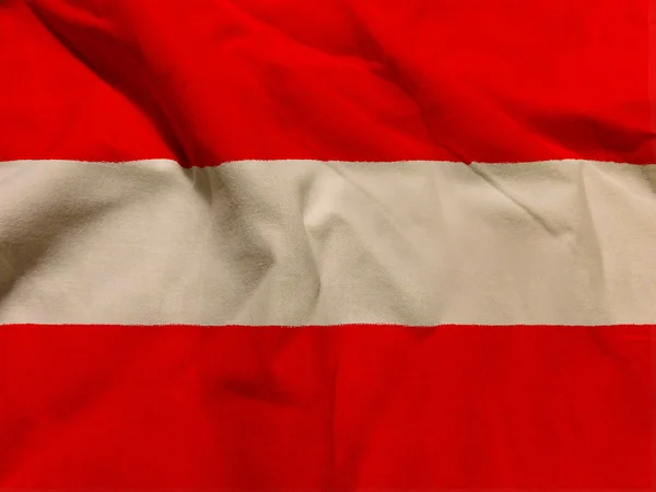 Bandera austria ilustrada y coloreada — Foto de Stock