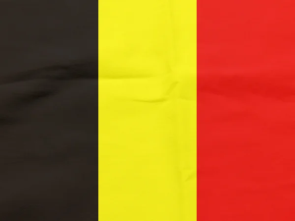 Bandiera belgium illustrata e colorata — Foto Stock