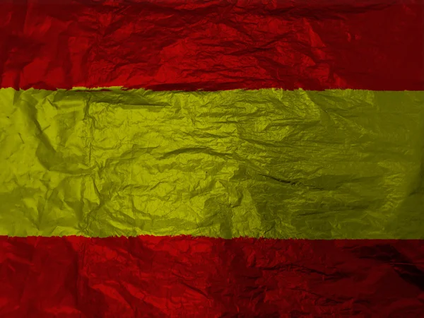 西班牙国旗说明和有色 — 图库照片