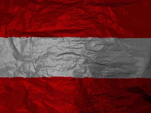 Flagge Österreich bebildert und koloriert — Stockfoto