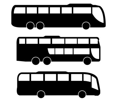 Pullman beyaz arka plan üzerinde