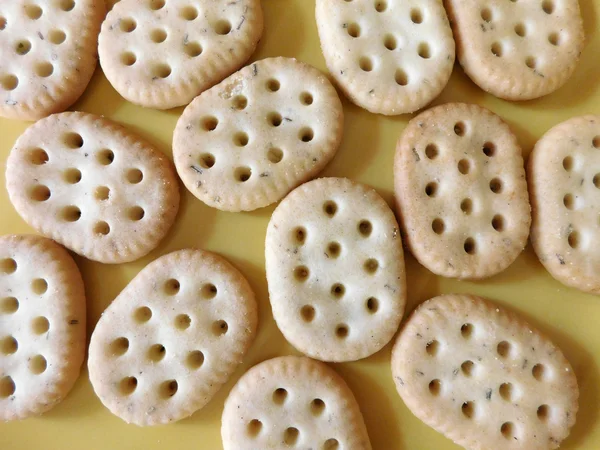 Cracker da mangiare in cucina — Foto Stock