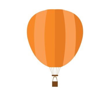 Beyaz arkaplanda balon simgesi