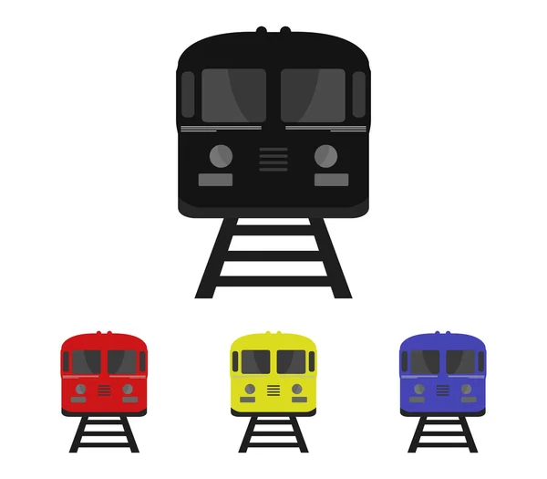 Train icon on white background — Stock Photo, Image