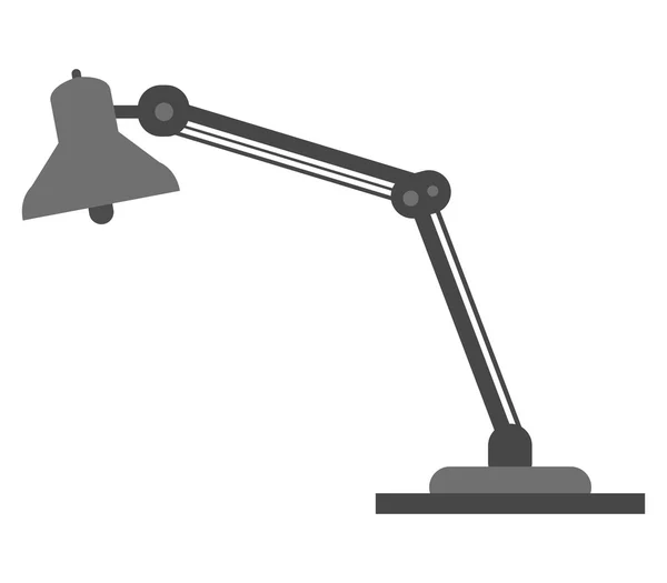 Pictogram office lamp op witte achtergrond — Stockfoto