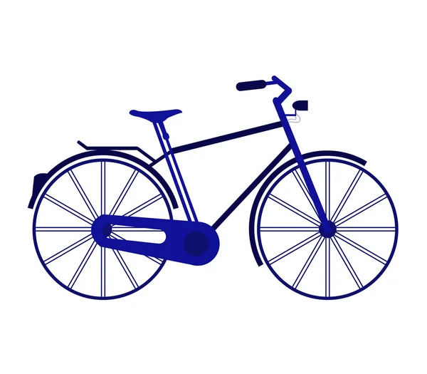 Kerékpár ikon fehér háttér — Stock Fotó