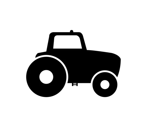 Icon tractor on white background — Stock Photo, Image