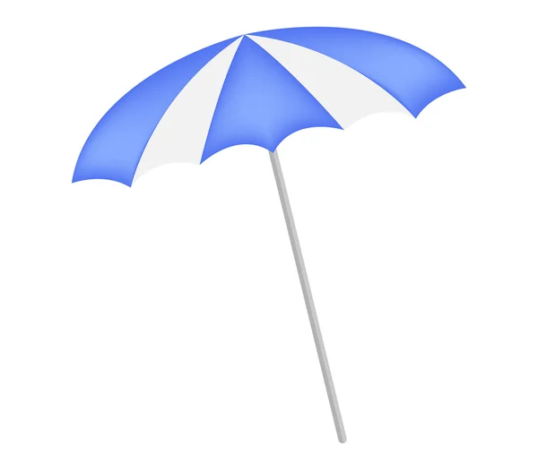 Icon beach umbrella on a white background — Stock Photo, Image