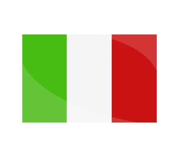 Bandera ilustrada de Italia — Foto de Stock