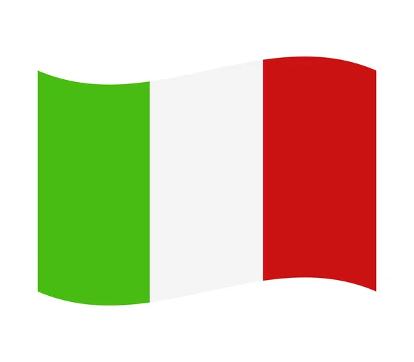 Drapeau illustré de l'Italie — Photo