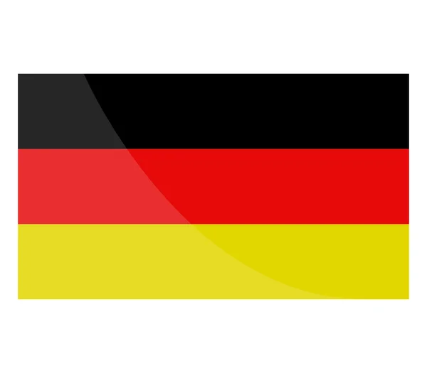 Resimli Almanya bayrağı — Stok fotoğraf