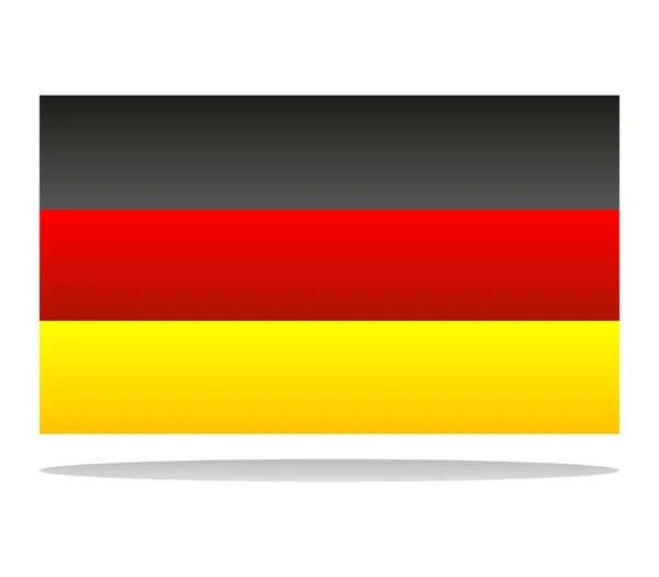 Прапор Німеччини ілюстровані — стокове фото
