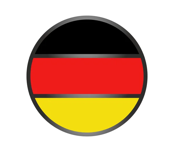 Bandeira da alemanha ilustrada — Fotografia de Stock