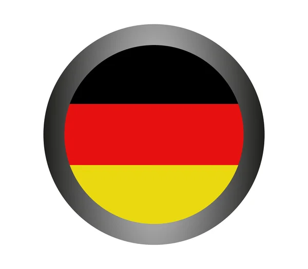 Флаг Германии, иллюстрированный — стоковое фото
