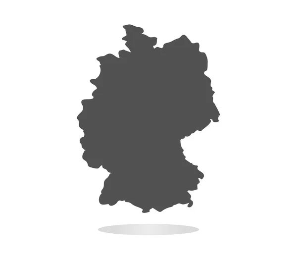 Németország Térkép — Stock Fotó