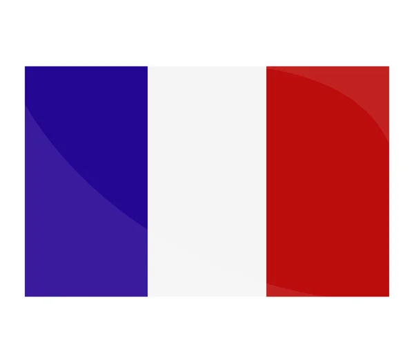 Bandera de Francia ilustrada —  Fotos de Stock