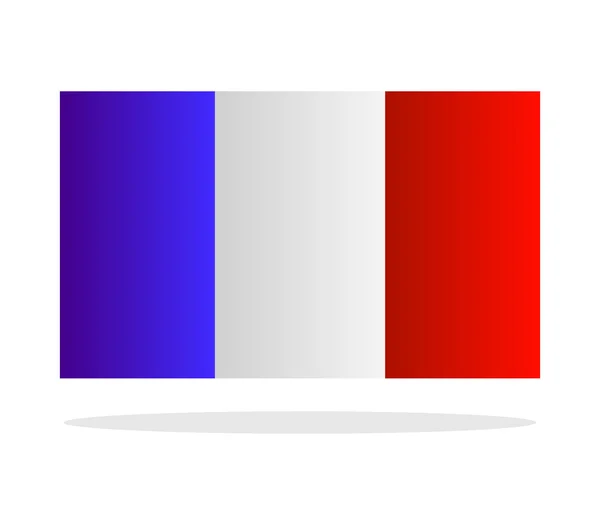Απεικονίζεται η σημαία της Γαλλίας — Φωτογραφία Αρχείου
