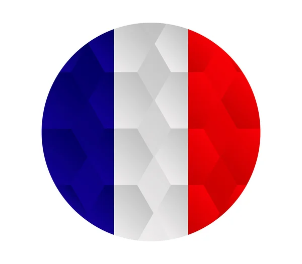 Vlajka Francie ilustrované — Stock fotografie