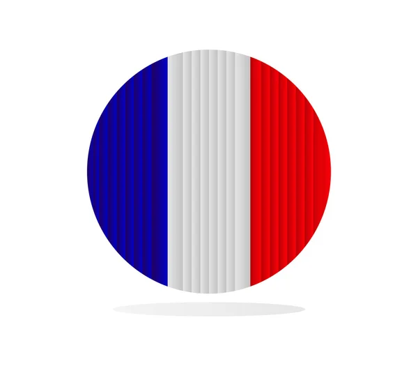 Bandeira da frança ilustrada — Fotografia de Stock