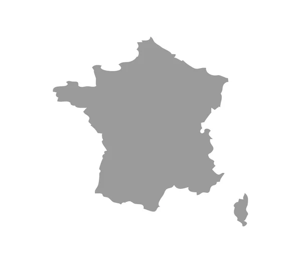 Mapa ilustrado da frança — Fotografia de Stock