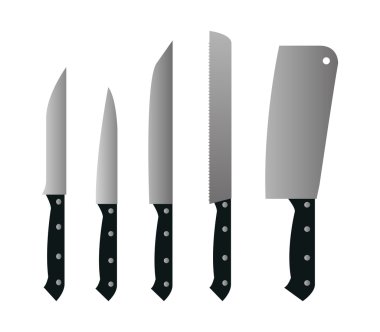 Mutfak bıçakları.
