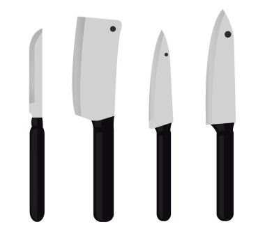 Mutfak bıçakları.