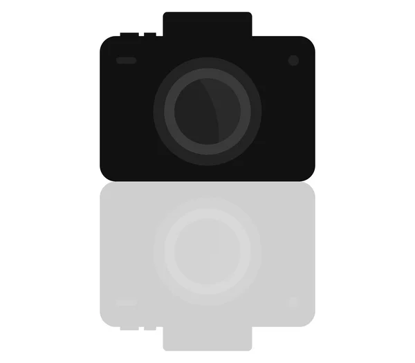 Camera illustrated on a white background — Stock Photo, Image