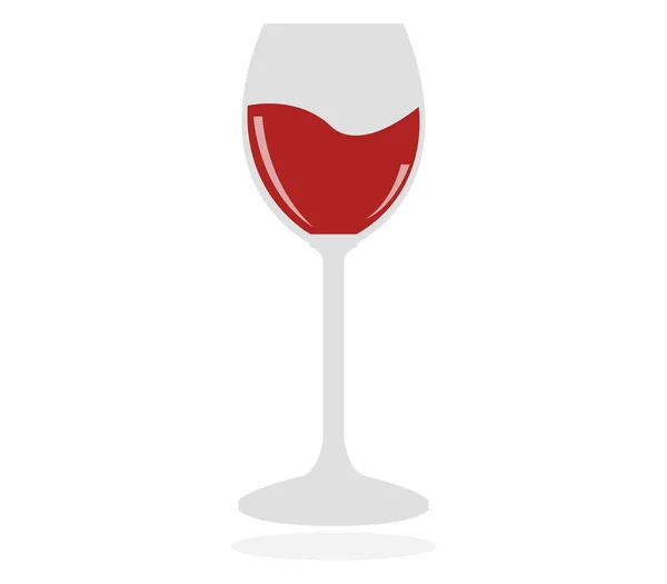 白い背景で示されているワイングラス — ストック写真