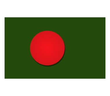 Resimli Bangladeş bayrağı